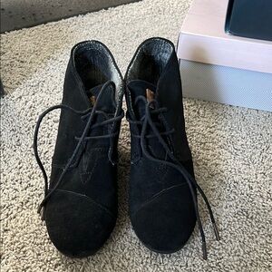 Black Suede Women's Shoes